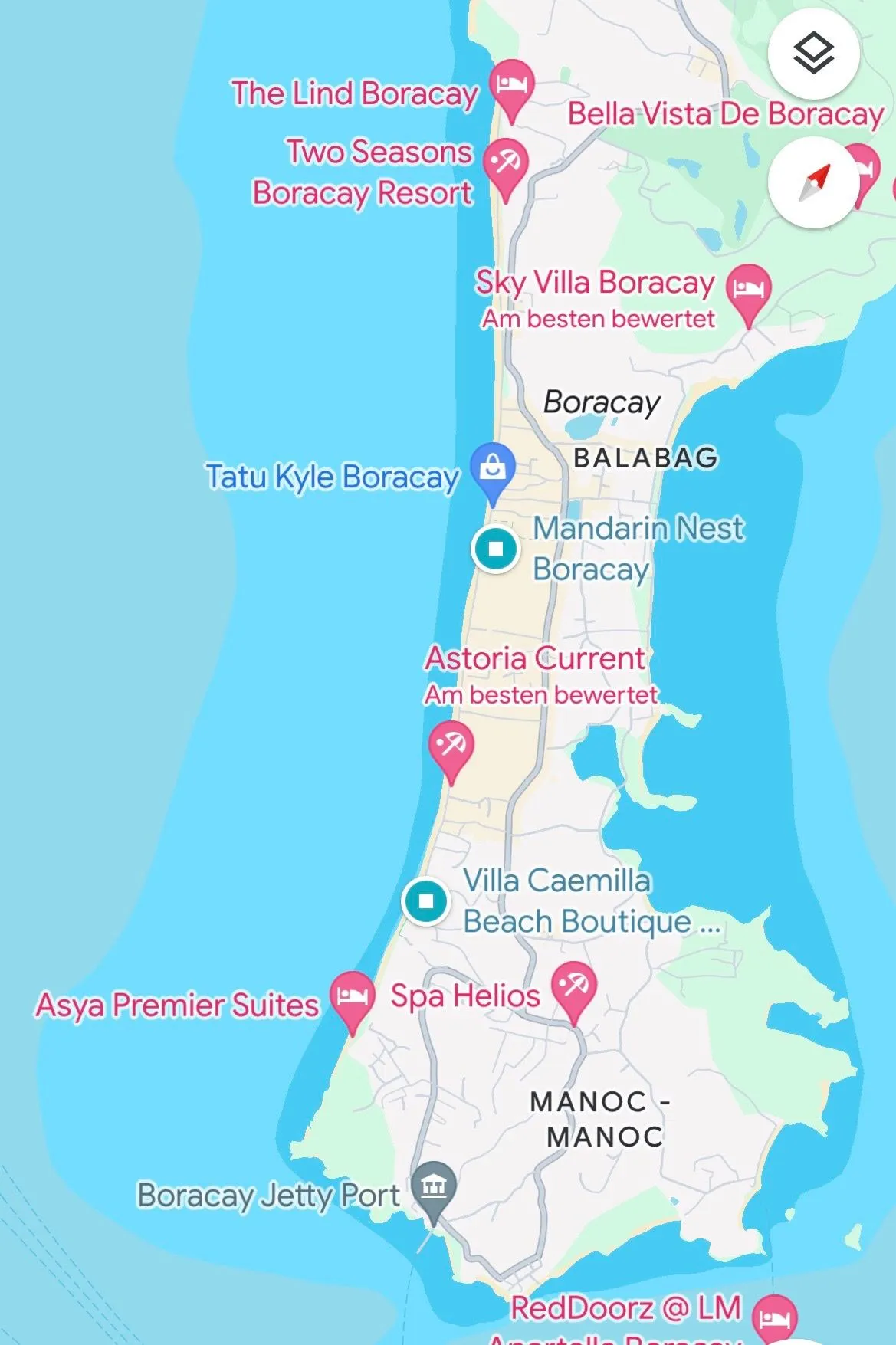 Karte Boracay 2