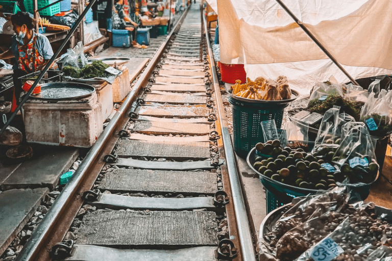 Maeklong Railway Market